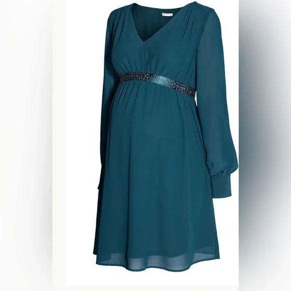 light blue floral dress Solaris Strapless Maxi Dress